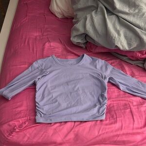 Lululemon Athletica Lavender Long Sleeve Top